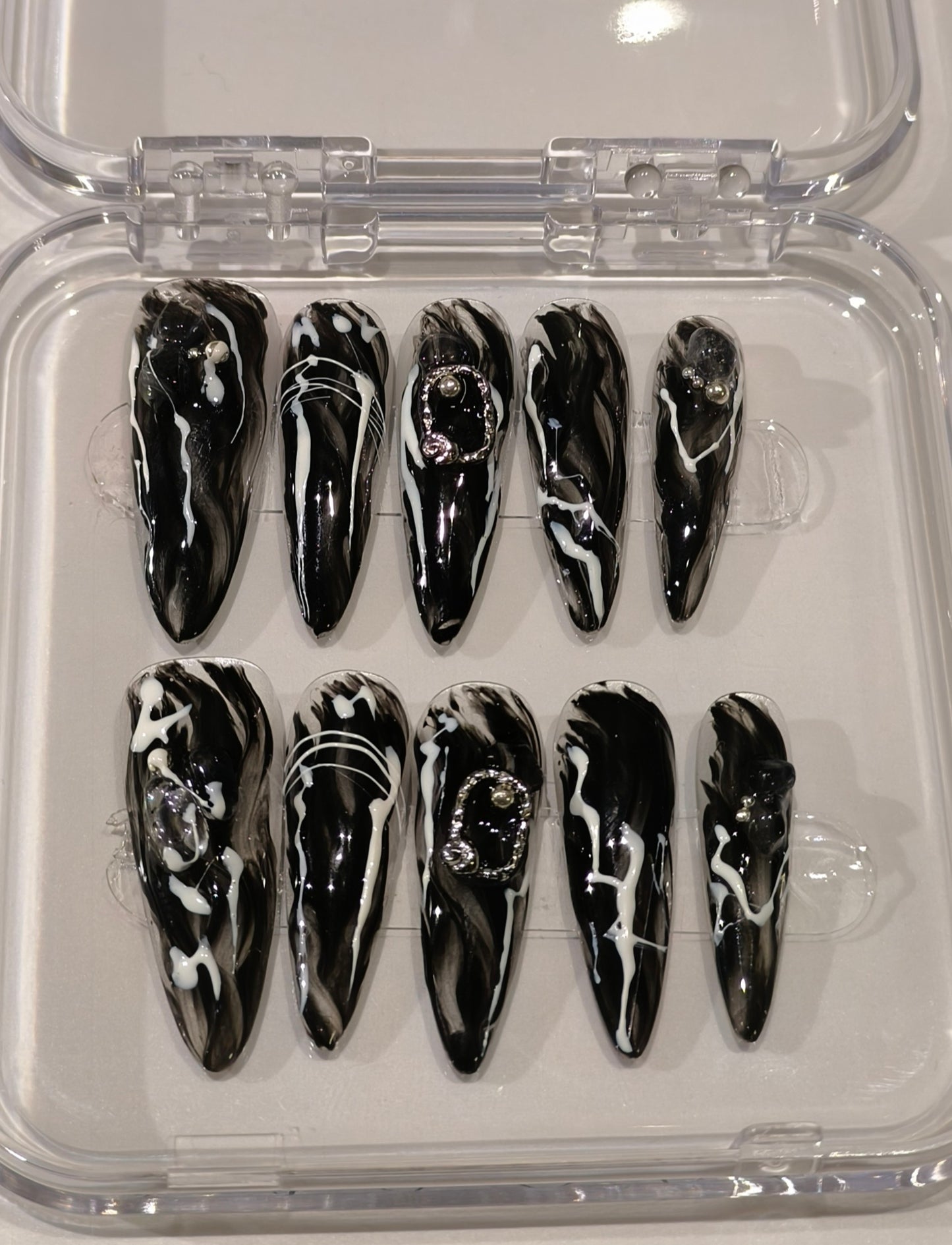 Midnight Marble Elegance