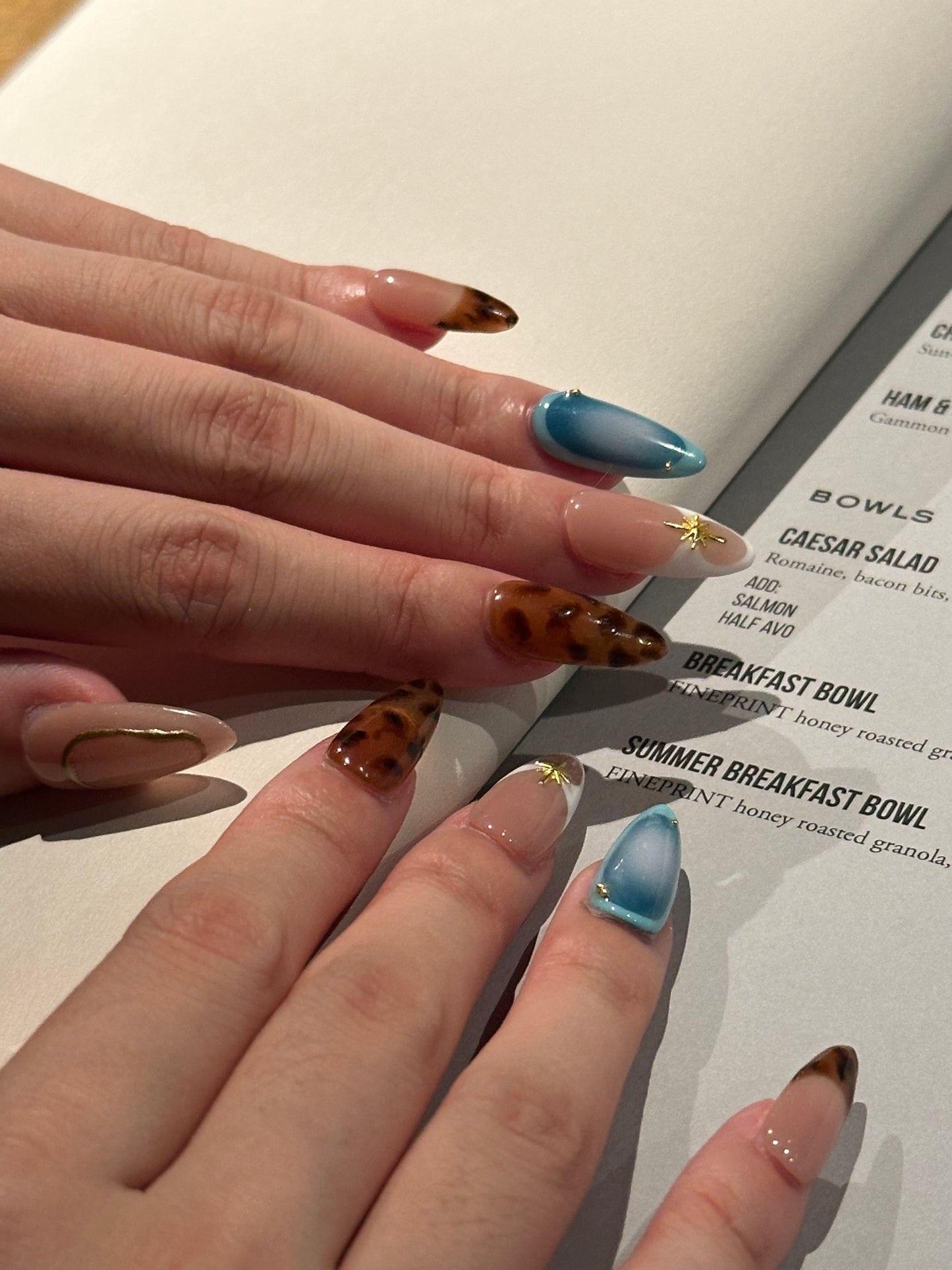 Azure Sky & Tiger Eye
